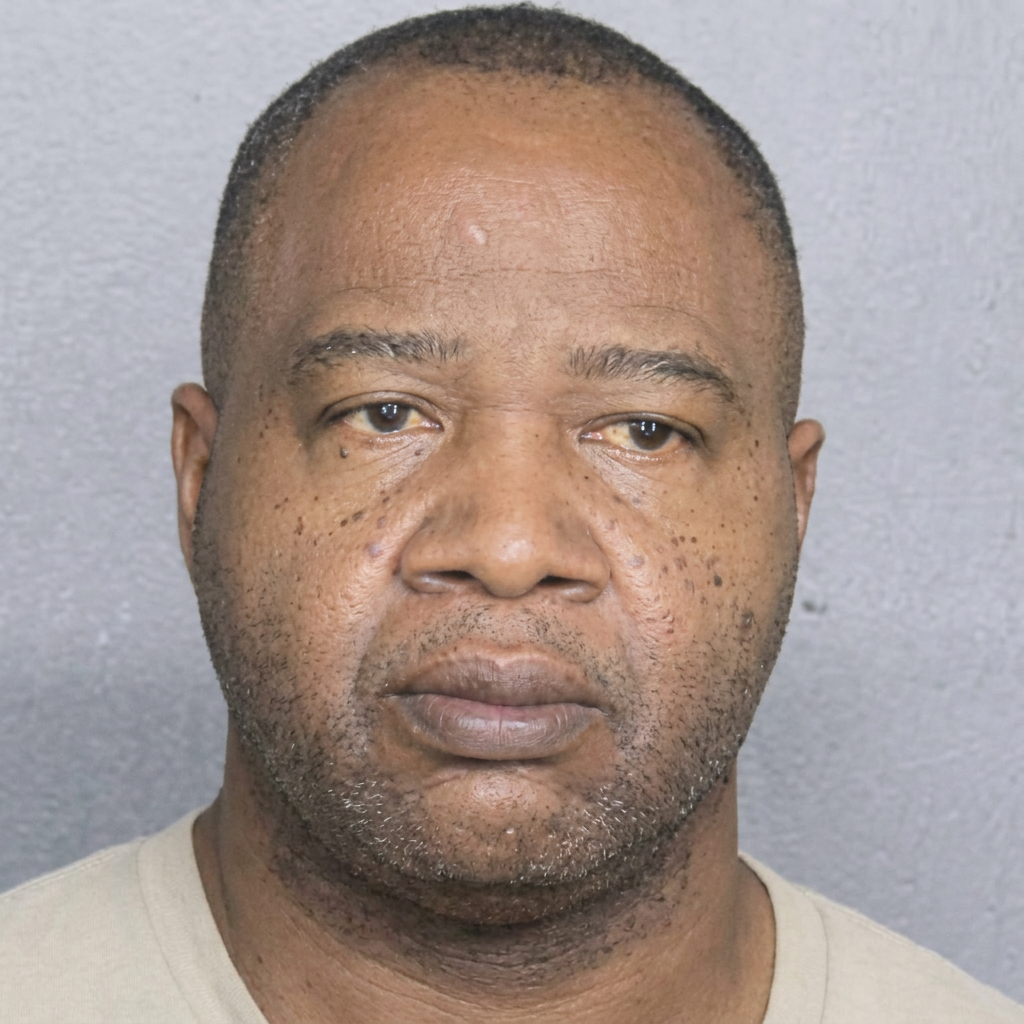 Booking photograph of Troy Murray, sentenced for conspiracy to commit mail and wire fraud tied to elder lottery scams.